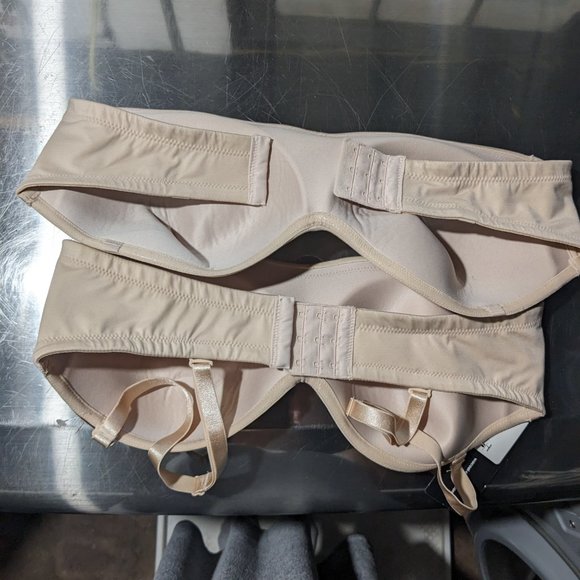 Wacoal Women's Staying Power Strapless Bra 38C (Sand) - Lot of 2 - Picture 2 of 3